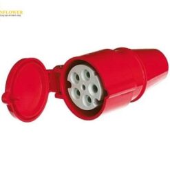 Ổ cắm điện công nghiệp gắn cáp màu đỏ (16A, 400V) Jo-El Electrical 780741