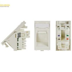 Ổ cắm RJ góc (dòng PowerCat Euromod, Cat5e RJ45 FTP) Molex Premise Networks MEU-00039-02