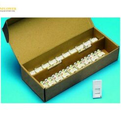 Ổ cắm RJ thẳng Cat5e RJ45 UTP (Dòng Euromod, 20pcs/ túi) Molex Premise Networks B17.1B.011.A0042