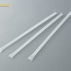 Ống hút dùng 1 lần (nhựa PP, φ4.0 x 130mm, 100 cái) AS ONE 3-648-01