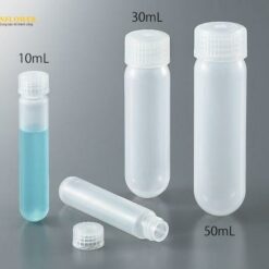 Ống ly tâm hình quả lê 10mL PPCO (polypropylene copolymer) 50 Pieces AS ONE 4-568-01 PPC10