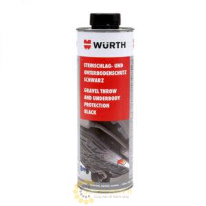 sơn phủ gầm WURTH GRAVEL THROW AND UNDERBODY PROTECTION 1000ml (đen)