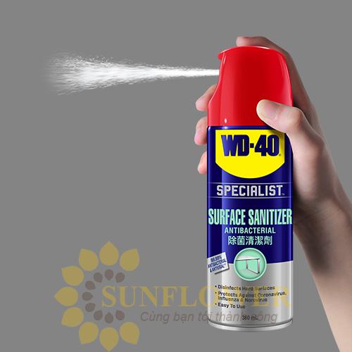 WD- 40 Surface Sanitizer- Chai Xịt Khử Khuẩn Ô Tô