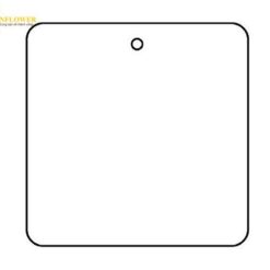 Tấm chỉ thị van (50 x 50 x 2mm, 10 cái) UNIT SAFETY SIGNS 886-48