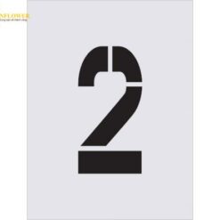 Tấm đánh dấu Stencil 2 (250 x 125mm) AIMARK AST-80