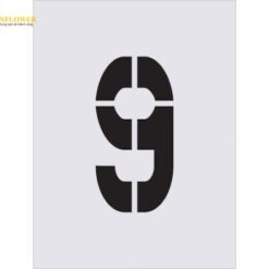 Tấm đánh dấu Stencil 9 (250 x 125mm) AIMARK AST-87
