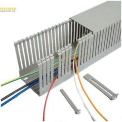 Tấm ốp có rãnh (màu xám, khe mở, W40mm x D40mm, PVC dài 2m) Betaduct 10440032