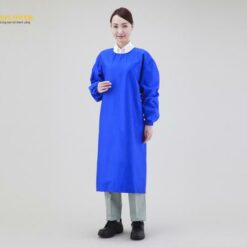 Tạp dề chống cháy có tay áo AS ONE 1-2593-02 FAP-501L