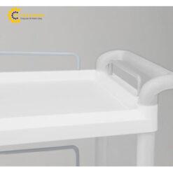 Tay cầm dùng cho xe đẩy hàng di động (màu xám, PP (polypropylene)) AS ONE 3-6639-11