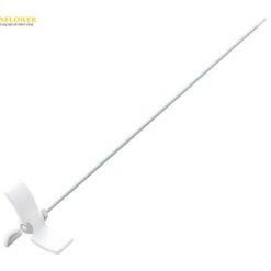 Thanh khuấy trục vít 3 cánh PTFE φ8 x 700mm Flon Chemical NR2680-004