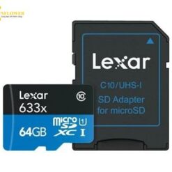 Thẻ nhớ 64GB MicroSDXC Card Class 10 Lexar LSDMI64GBBEU633A