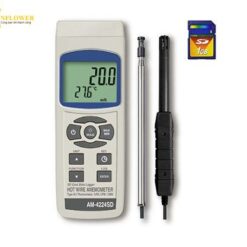 Thiết bị đo ghi tốc độ gió/ lưu lượng không khí (0.2 - 25m/s, 0 - 45000cm2/min, 0 - 50oC, 5 - 95%RH) MOTHERTOOL AM-4224SD
