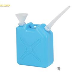 Thùng chứa chất lỏng thu gom chất thải AS ONE 5-085-02 (Loại vuông, màu xanh lam, 20L có phễu)