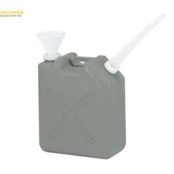 Thùng chứa chất lỏng thu gom chất thải AS ONE 5-085-12 (Loại vuông, màu xám, 20L, có phễu)