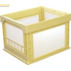 Thùng nhựa gấp (màu vàng, 104L) Kunimori Kagaku 50191-N107-YE