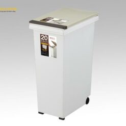 Thùng rác (20L, PP (polypropylene), có bánh xe) AS ONE 1-3623-02 6361