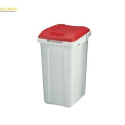 Thùng rác (45L, màu đỏ, PP (Polypropylene)) ASVEL 674426
