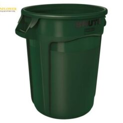 Thùng rác PE (màu xanh lá cây, 75L) Rubbermaid Commercial Products FG262000DGRN