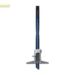 Thước đo độ sâu kỹ thuật số 200mm Shinwa Rules Co., Ltd 19307, có chức năng giữ