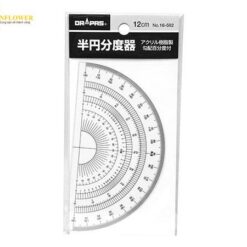 Thước đo góc bán nguyệt 12cm Acrylic DRAPAS 16-502 180d