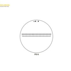 Thước đo tỷ lệ scale kính lúp 10X, φ35mm PEAK PS-8