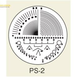 Thước đo tỷ lệ scale kính lúp 15X, φ26mm PEAK PS-2