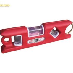 Thước thủy có nam châm (màu đỏ, 160 x 43 x 22mm) Akatsuki MFG PA3-R