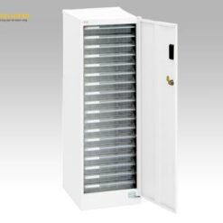 Tủ an toàn đựng phụ kiện màu trắng 277 x 366 x 880mm AS ONE 1-3439-03 AF-S18-