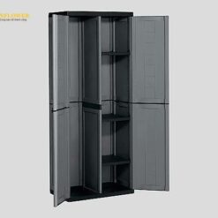 Tủ chống hóa chất (cửa đôi, loại cao, PP (polypropylene), 680 x 390 x 1660mm) AS ONE 2-575-03 9598000 0444 06