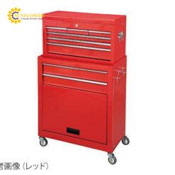 Tủ đựng dụng cụ mỏng (màu đỏ, có ngăn kéo, thép, 600 x 250 x 348mm, 615 x 330 x 750mm) AS ONE 3-047-01
