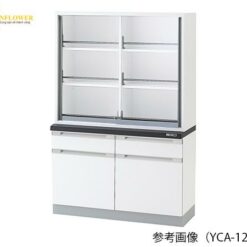Tủ đựng hóa chất (1800 x 400/500 x 1800mm, cửa kính trong suốt) AS ONE 3-5841-14 YCA-1850
