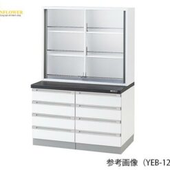 Tủ đựng hóa chất (1800 x 400/750 x 1200mm, cửa kính trong suốt) AS ONE 3-5770-12 YEB-1275