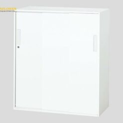 Tủ đựng hóa chất (2 kệ, cửa thép trượt đôi, 900 x 450 x 1030mm) AS ONE 2-7964-12 N945-11TS