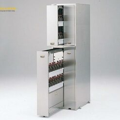 Tủ đựng hóa chất an toàn (450 x 700 x 1800mm) AS ONE 3-4463-22 SQ-1845S4