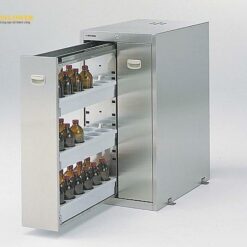 Tủ đựng hóa chất bằng thép không gỉ chống động đất (450 x 700 x 900mm) AS ONE 3-4462-21 SS-945S4