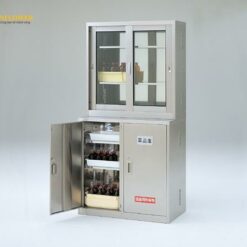 Tủ đựng hóa chất bằng thép không gỉ (SUS304) (900 x 500 x 1800mm) AS ONE 3-1122-12 SN/SG