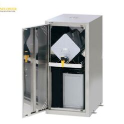 Tủ đựng hóa chất (cho can 18L, 1 cột, 1 kệ, 500 x 600 x 960mm) AS ONE 2-696-01 LSR-S-T