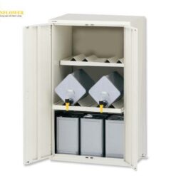 Tủ đựng hóa chất (cho can 18L, 2 cột, 2 kệ, 850 x 600 x 1350mm) AS ONE 2-694-04 LSR-W-T
