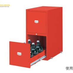 Tủ đựng hóa chất chống động đất (thép, 450 x 700 x 900mm, màu đỏ) AS ONE 3-5346-24 SPG-945R