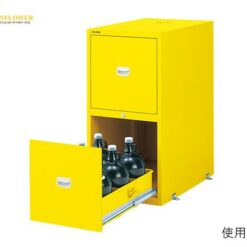 Tủ đựng hóa chất chống động đất (thép, 450 x 700 x 900mm, màu vàng) AS ONE 3-5346-23 SPG-945Y