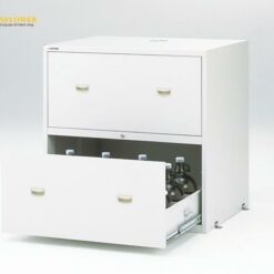 Tủ đựng hóa chất chống động đất (thép, 900 x 700 x 900mm) AS ONE 3-5345-24 SPG-990