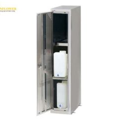 Tủ đựng hóa chất (cho tank phẳng 20L, 1 cột, 2 kệ, 350 x 600 x 1700mm) AS ONE 2-693-03 LSR-S-H20