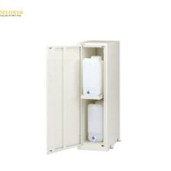 Tủ đựng hóa chất (cho tank phẳng 20L, 1 cột, 2 kệ, 350 x 600 x 1700mm) AS ONE 2-682-03 LSR-W-H20