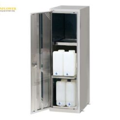Tủ đựng hóa chất (cho tank phẳng 20L, 2 cột, 2 kệ, 550 x 600 x 1700mm) AS ONE 2-693-04 LSR-S-H20