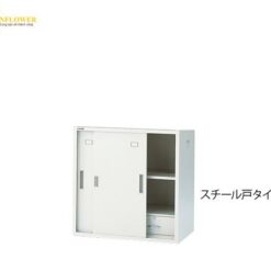 Tủ đựng hóa chất (cửa thép trượt đôi, có ngăn kéo, 515 x 880 x 880mm) AS ONE 1-8318-22 N-515DH･OW