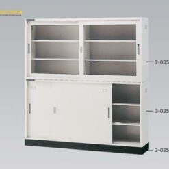 Tủ đựng hóa chất (cửa trượt đôi, 1760 x 400 x 880mm) AS ONE 3-035-20 N-180D/OW