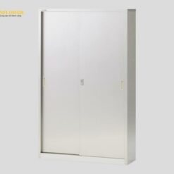 Tủ đựng hóa chất cửa trượt ngang (loại cao, thép không gỉ (SUS304), 1000 x 300 x 1600mm) AS ONE 3-1486-02 SC-100FHH