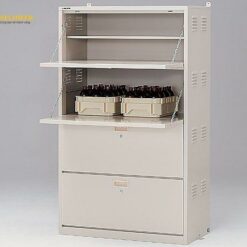 Tủ đựng hóa chất (cửa xoay, 4 ngăn, 850 x 450 x 313 mm) AS ONE 3-1123-01 MC-150