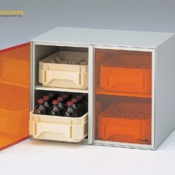 Tủ đựng hóa chất để bàn (PVC, 1 kệ, 656 x 468 x 500mm) AS ONE 3-074-11 SNN