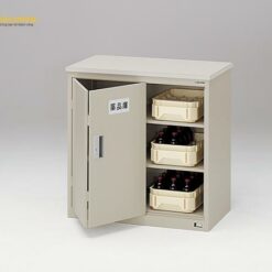 Tủ đựng hóa chất (loại cửa trượt, 2 kệ, 900 x 500 x 900mm) AS ONE 3-530-11 SSN
